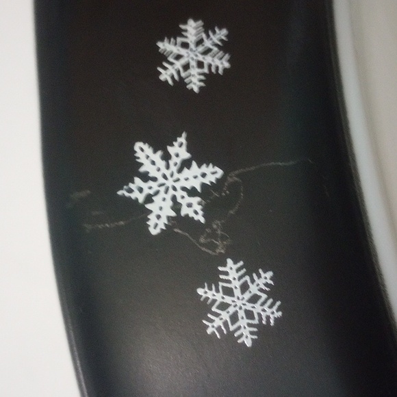 PYREX Cinderella ❄️Snowflake ❄️ Oval Divided Casserole Dish with Lid - Picture 13 of 16